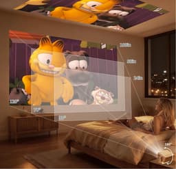 LeeuwenChoice® Mini Beamer - Full HD 1080P Ondersteuning - Compact & Draagbaar - Geschikt voor Thuisbioscoop — thumbnail 4