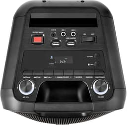 MEDION PE-1 Pure Partybox (accu, met microfoon, grote draagbare Bluetooth-luidspreker, muziekbox met lichteffecten, partyluidspreker met karaoke, 2 microfoonaansluitingen, AUX, USB, radio), MD400000 — thumbnail 3