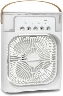 Mini Airco - Verdampingskoeler Luchtkoeler - Persoonlijke Koeling - 3 Snelheden Instelbaar - 21cm Hoog - Wit — thumbnail 1
