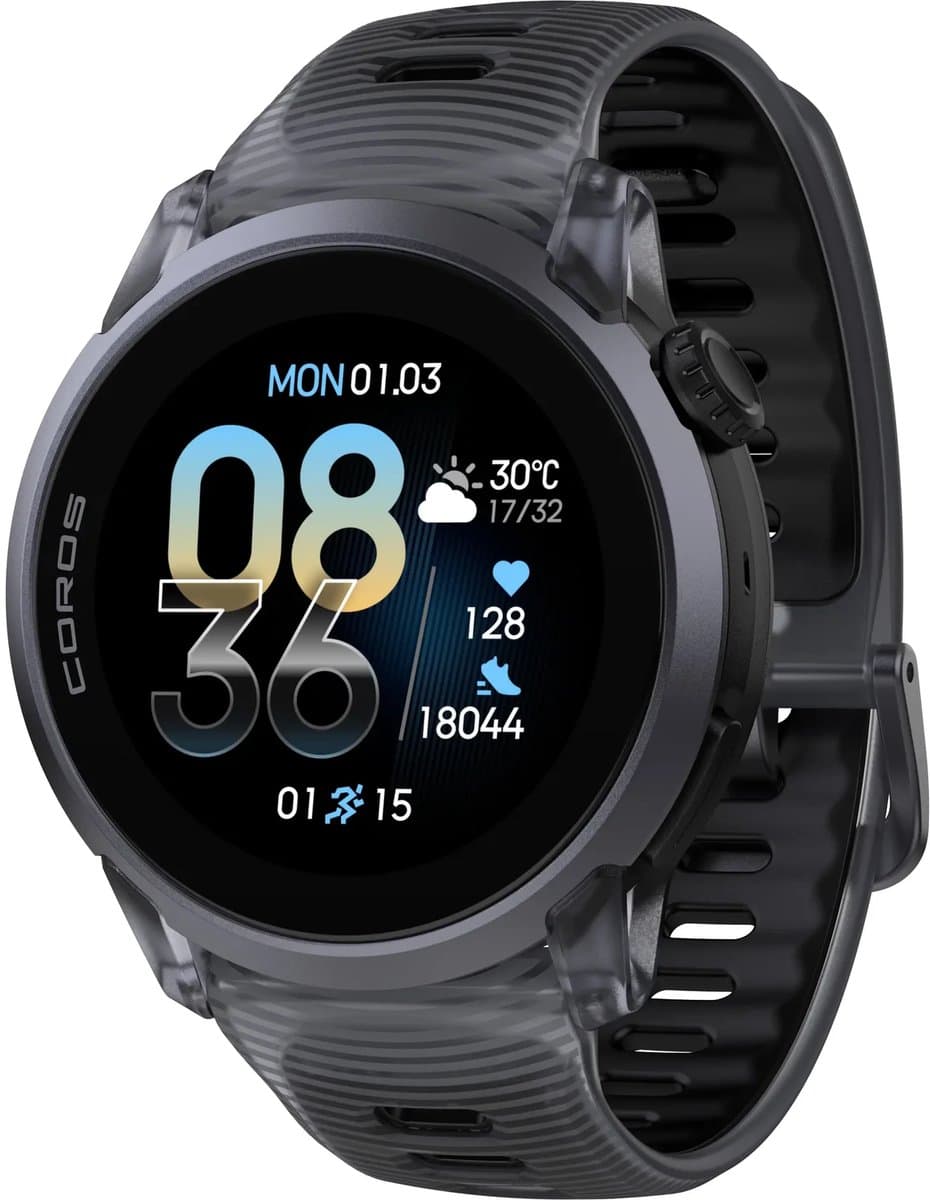 COROS Sporthorloge Pace 4 Silicone Crystal Black 43mm — afbeelding 1