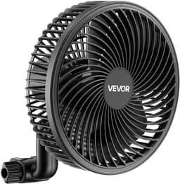 VEVOR Kweekventilator met Clip, Oscillerend, 10w Clipventilator met USB-Aansluiting, 9 Snelheidsstanden en Circulatiemodus, Circulatieventilator voor Luchtcirculatie en Koeling In Kweekkasten en Kweektenten, 2-Pack — thumbnail 2