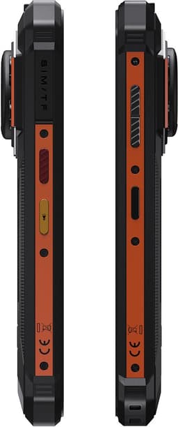 FOSSiBOT F110L Robuuste Smartphone - Dual SIM - 4GB RAM - 128GB ROM - 10000mAh - 6,745 inch HD+ IPS Scherm - IP68 Waterdicht Telefoon -Android 15- GPS,NFC,OTG -oranje — thumbnail 2