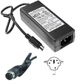Netadapter Oplader - Voeding Adapter - Harde Schijf Voeden - Dubbele Uitgangsspanning - 16 cm Kabel - Zwart — thumbnail 1