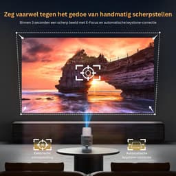 VLSelect® Beamer mini - Projectie scherm - Thuisbioscoop - 1080P — thumbnail 3
