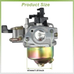 Dailygoods- Carburateurset voor Einhell BG-PM 46 S-HW - Afdichtingsset - Brandstoffilter - Brandstofslang - Clips - Inclusief kaars - Grasmaaier Carburateur — thumbnail 4
