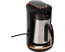 Koffiezetapparaat - Turkse Koffie - Snel Koffie Zetten - Enkele Kop - 250 ml - Zwart