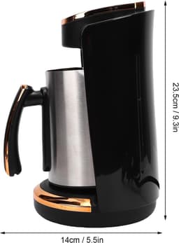 Koffiezetapparaat - Turkse Koffie - Snel Koffie Zetten - Enkele Kop - 250 ml - Zwart — thumbnail 5