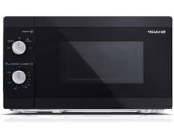 Magnetron - Oven Verwarming - Snel Eten Bereiden - Mechanische Bediening - 20 Liter - Zwart