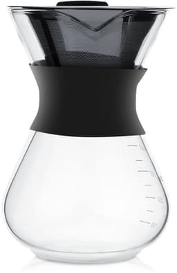 Dailygoods- Koffiezetapparaat Compact - Glazen Koffiepot - Roestvrijstalen Filter - Hittebestendig Borosilicaatglas - Duurzaam en Gebruiksvriendelijk — thumbnail 1