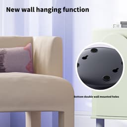 Portable Fan - Bureauventilator - Adjustable Cooling Fan-Convenient Digital Display Fan -USB Office Fan-Indoor Fan Suitable for Indoor Use-199 instelbare windsnelheden om uit te kiezen -Wit — thumbnail 4