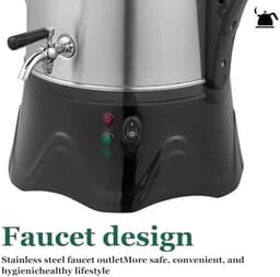 Elektrische Turkse Theemaker, 3L Roestvrijstalen Theepot & 1L Keramische Theepot, Waterkoker Met Twee Lagen En Warmhoudfunctie Voor Turkse Thee, Koffie En Gearomatiseerde Thee. — thumbnail 4