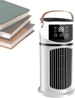 Draagbare Airco - Persoonlijke Koeler - Ruimte Koelen - Instelbare Mistfunctie - 640ml Tank - Wit — thumbnail 1