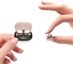 carmdering - Onzichtbare Oordopjes - Mini Draadloze Sleep Headphones - In-Ear Wireless Earbuds - Fysieke Ruisonderdrukking Ergonomisch Voor Kleine Oren - Comfortabel Slapen En Sporten - 1 Paar — thumbnail 1