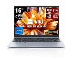 Ninkear N16 Pro 16 inch laptop - Intel Core i7-12700H - 12GB DDR4 - 1TB SSD - QHD 120Hz - Intel Arc - Windows 11