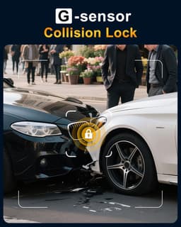 Auto Camera - Rijrecorder - Veilig Rijden - 4K Resolutie Nachtzicht - 64GB Inbegrepen - Zwart — thumbnail 2