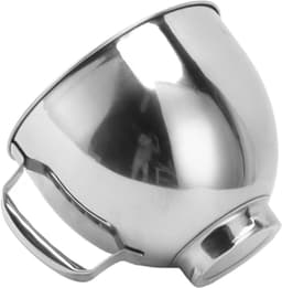 Mengkom Roestvrijstaal - Mixer Kom - Bakken Thuis - Met Handgrepen - 4.5Q en 5QT - Zilver — thumbnail 3
