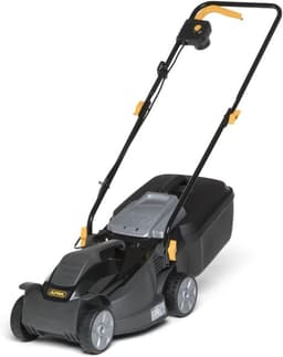 Elektrische Grasmaaier - Snoer Grasmaaier - Gazon Onderhoud - Compact Duwmodel - 32 cm Snijbreedte - Grijs — thumbnail 3