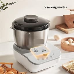 Keukenmixer - Deegmixer Chefmachine - Bakken en Kneden - Automatische Deegbereiding - 5L - Wit — thumbnail 5