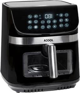 Heteluchtfriteuse - Airfryer Friteuse - Gezond Koken - Grote Capaciteit - 9 Liter - Zwart — thumbnail 1