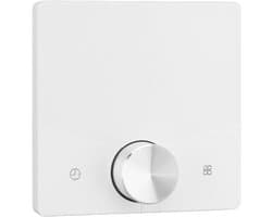 Slimme thermostaat - Digitale regelaar - Comfortabel wonen - Wifi bediening - 86x86 mm - Wit