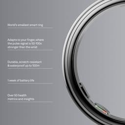 Oura Ring 5 Maat 9 Zilver — thumbnail 4