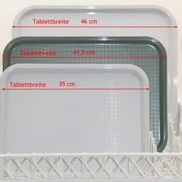 Vaatwasser mand - Spoelmand Horeca - Hygiënisch Servies Wassen - Universeel Stapelbaar - 50x50x10 cm - Lichtgrijs — thumbnail 5