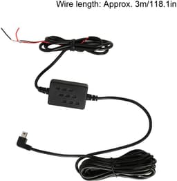 Store_7 - Rigid Car Cable Kit - Dash Camera Kit voor Auto's - 24-uurs Voeding - Zwart - Stabiliteit - Voor Dashcam en GPS - Binnenin de Auto — thumbnail 4