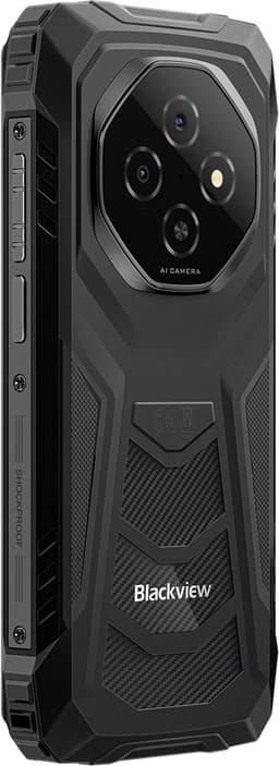 Blackview Robuuste Smartphone - 18 GB RAM - 256 GB ROM - 6,56 inch HD+ IPS - 10000 mAh - Dual SIM 4G - IP68 & IP69K Robuuste telefoon - Android 15 - GPS NFC - Zwart — thumbnail 3