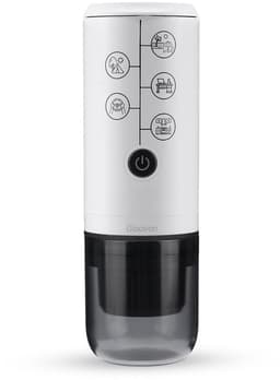 Gloovon® 3-in-1 Draagbare Espressomachine - Nespresso, Dolce Gusto & Koffiepoeder - 17 Bar - USB-C Oplaadbaar - Ideaal voor Auto, Camping & Reizen - Wit — thumbnail 1
