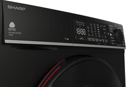 Sharp KDWNL0S9BDBE - warmtepomp droger - 10KG - energie label D - 15 programma's - WIFI - LED trommelverlichting - white LED display - mat zwart — thumbnail 4