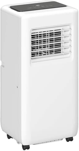 3-in-1 Mobiele airco - 9000 BTU - Draagbare airconditioner - 3-in-1 koelen, ventilator en luchtontvochtiger - geschikt voor ruimte tot 28 m² - met afstandsbediening en 24-uurs timer - LED-display - wit — thumbnail 5