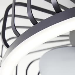 Brilliant Capo - Plafondventilator - Met verlichting - Ø 48 cm - LED 36W - CCT - 2700K-6500K - Dimbaar - Zwart - Zeer stil — thumbnail 3
