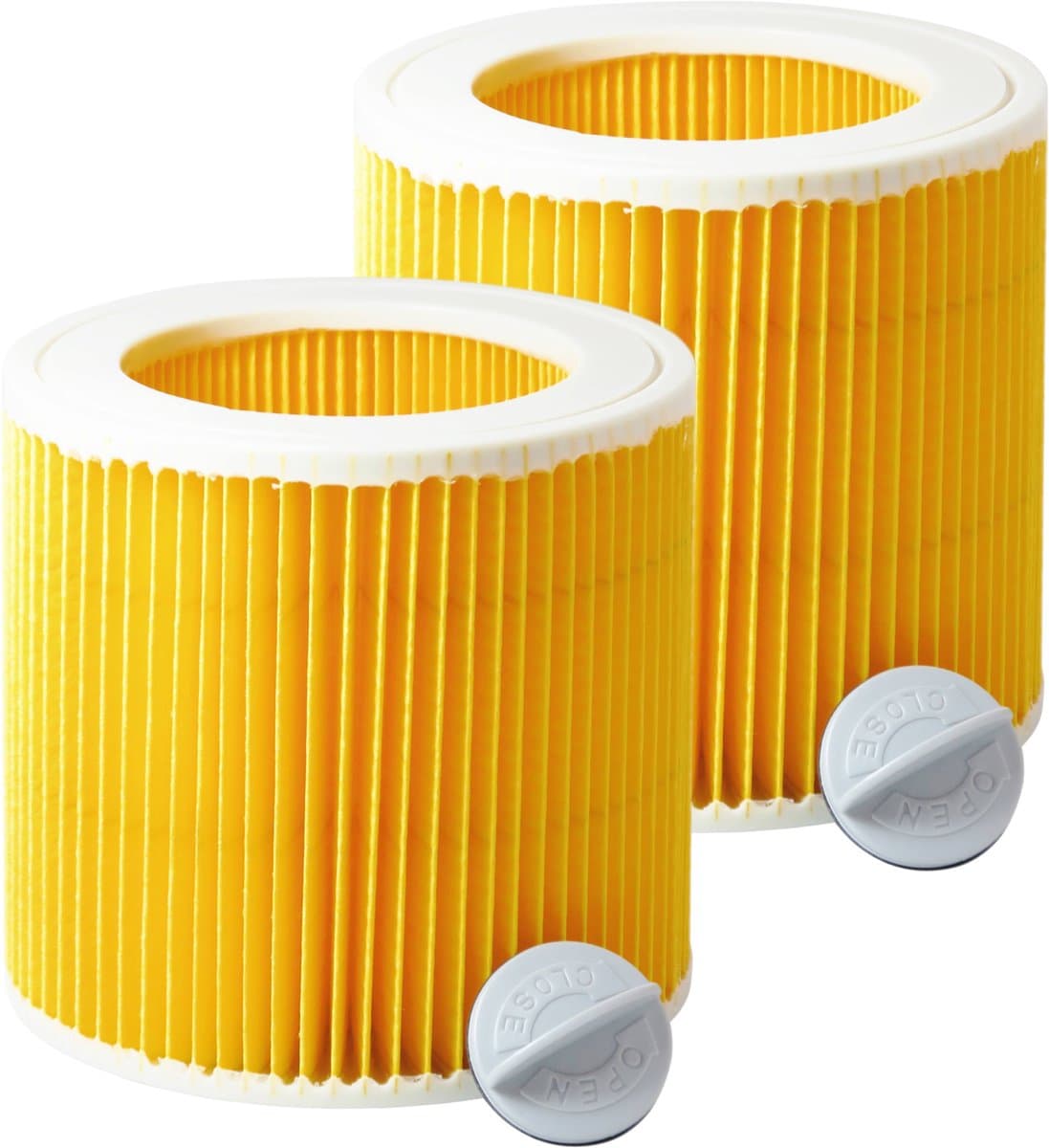 2x Dparts filter geschikt voor Karcher WD1 WD2 WD3 en MV2 MV3 series - patroonfilter - nr. 6.414-552.0 - 64145520 — afbeelding 1