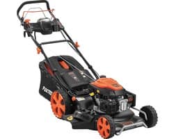 FUXTEC Benzine Grasmaaier FX-RM5396eS-PRO – 4-in-1 – 53 cm maaibreedte – E-start – Big Wheels – 70L opvangbak – Krachtig & comfortabel