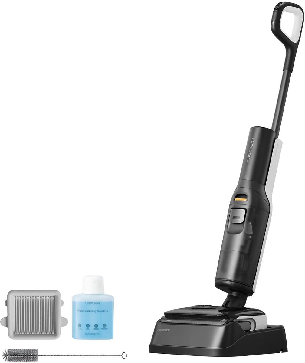 Roborock F25 LT Draadloze -Nat Droog Stofzuiger - Steelstofzuigers - Wet & Dry stofzuigers - 20000 Pa zuigkracht - zelfreiniging met 90°C hoge temperatuur - 5 min flitsdrogen met hete lucht - 180° platliggend - Wasvloer Elektrische dweil — afbeelding 1