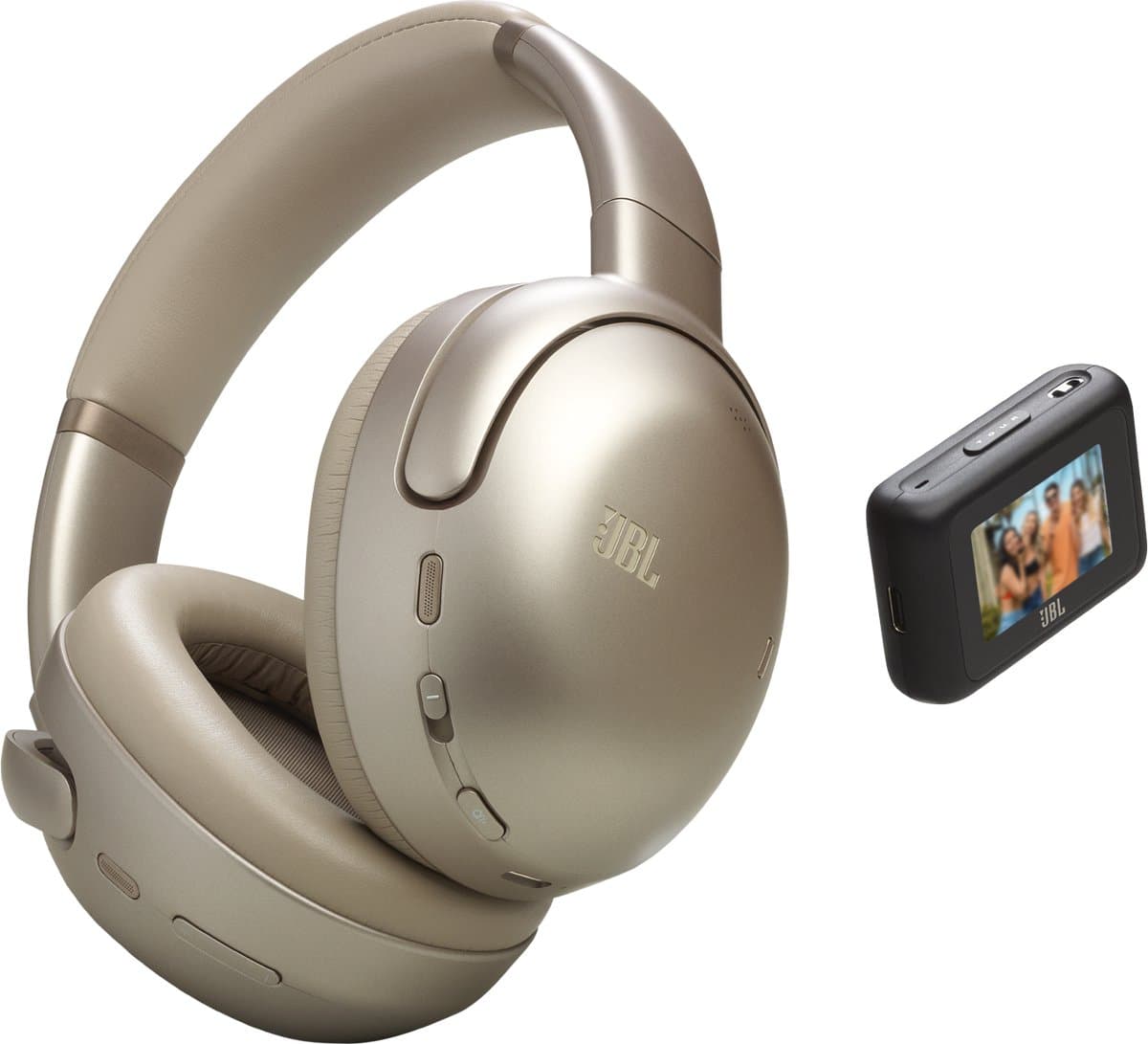 JBL Tour One M3 Tx - Draadloze Noise Cancelling Koptelefoon met Smart Tx Adapter - Bluetooth - Over-ear - 70 uur batterij - Mocca/Beige — afbeelding 1