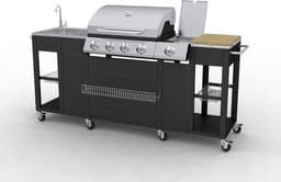 vidaXL Buitenkeuken met barbecue Montana 4 branders — thumbnail 1