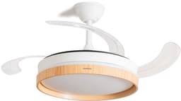 Plafondventilator met licht InnovaGoods, stil, intrekbare bladen, 6 snelheden, 3 modi, afstandsbediening — thumbnail 2