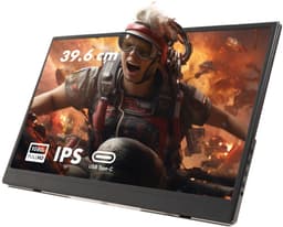 Pora&Co - IPS Portable Game Monitor - Beeldscherm 15.6 Inch - HDMI & USB-C - Full HD - Computerscherm - Draagbare Monitor — thumbnail 1