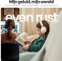 Xssive KH01 Koptelefoon Kinderen - Kinder Koptelefoon met Draad, Microfoon & Volumebegrenzing - Vanaf 2 jaar - Verstelbaar - Wit/Oranje — thumbnail 5