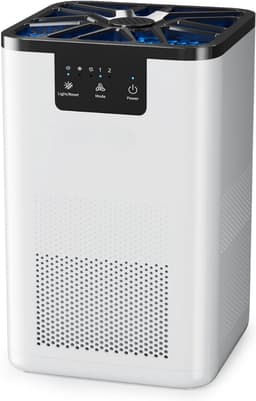 Zavira® Luchtreiniger - Filter - Lonisator - Wit - 17D x 17B x 27H centimeter — thumbnail 1