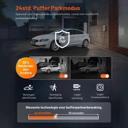 Thuys – Dual Dashcam - Voor Auto 1080p – Voor en Achter Camera – Auto Camera - G-Sensor – App Bediening – Parkeermodus — thumbnail 2