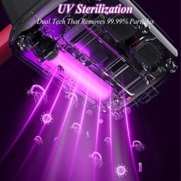 Bed Vacuum Cleaner with UV Light Handheld Cordless Technology — thumbnail 5