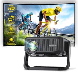 Mini beamer - Projector - Beamerscherm - Projectiescherm - Outdoor & Indoor Projector - — thumbnail 1