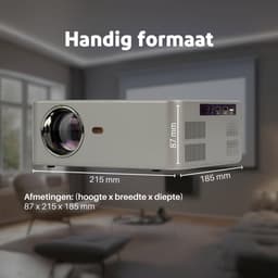 Salora BEAMER4322 - Beamer - 180 Ansi Lumen - Screen Mirroring - Projector - Mini beamer — thumbnail 5