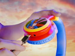 Superman - draadloze kinderkoptelefoon - met led lights - met microfoon - comfortabel — thumbnail 3