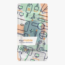 kwmobile case voor draadloze oordopjes geschikt voor JBL Wave Beam / Beam 2 / Wave 200TWS hoes - Siliconen beschermhoes - Gestanst patroon design in blauwgroen — thumbnail 4