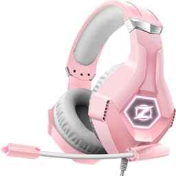StayPowered Gaming Headset - Ultiem Surround Sound - Noise Cancelling Microfoon - Comfortabel en Duurzaam - Multiplatform Compatibel - RGB LED Verlichting - Stevige Gevlochten Kabel - Roze - Levering Sneller dan Aangegeven! — thumbnail 1