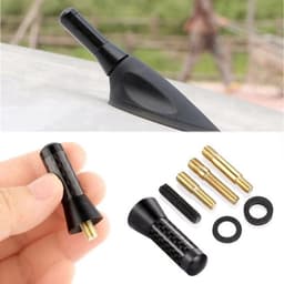 Jumada's - Universele Antenne - Auto Carbon Look Kort Antenne 3,5cm - Perfect voor elk voertuig geschikt voor elk merk zoals BMW, Audi, Mercedes, Volkswagen, Ford, Opel Antenne. — thumbnail 1