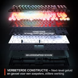 SteelSeries Apex Pro Mini Gen 3 - Mechanisch Gaming Keyboard - US Qwerty - Rapid Trigger, Rapid Tap, Protection Mode — thumbnail 2